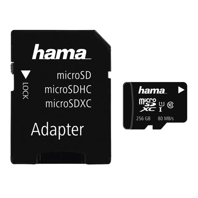 MicroSDXC 256 GB C10 UHS-I 80 mb/s