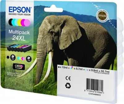 T2438 Bläckpatroner XL 6-pack