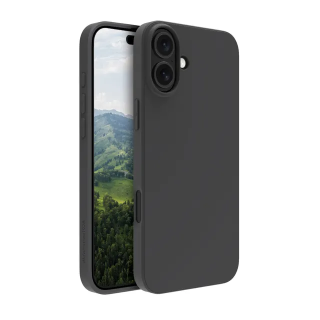 dbramante1928 Greenland - Baksidesskydd för mobiltelefon - plast - nattsvart - för Apple iPhone 16 Plus
