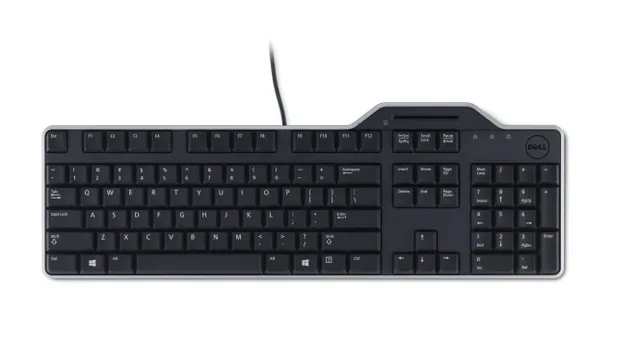 Dell KB-813SMARTCARD Reader Norwegian USB 100% Trådat Nordisk