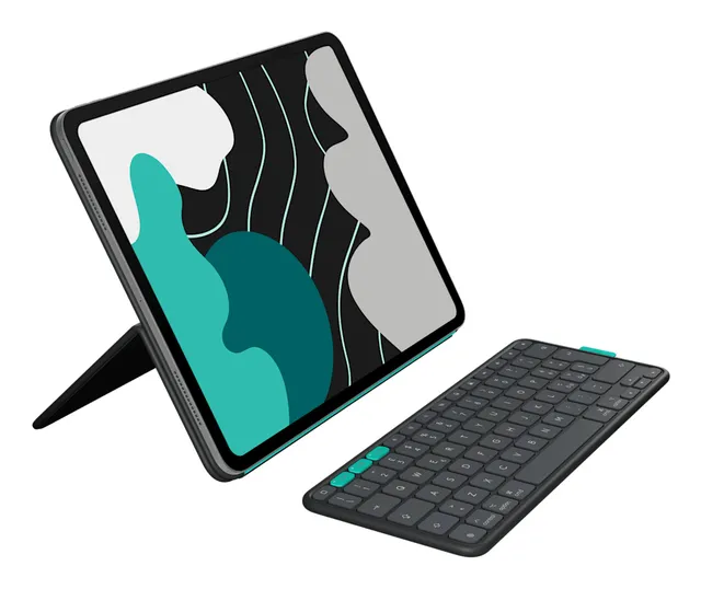 Flip Folio iPad Pro 13" (M4) & Air 13" (M2 & M3) - Tastatur & Folio set - Nordisk - Svart