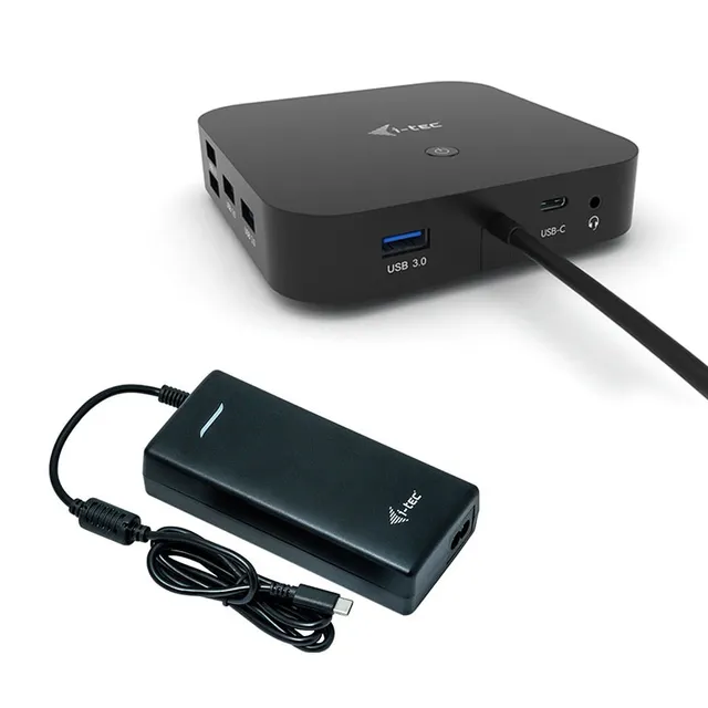 USB-C Dual Display Docking Station with Powe
