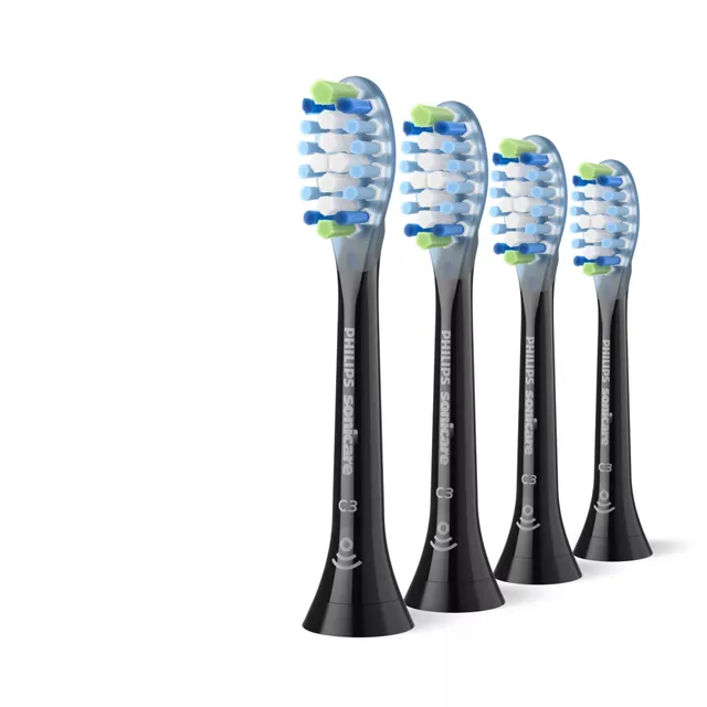 Borsthuvuden Sonicare Premium Plaque Defence- black - 4pcs