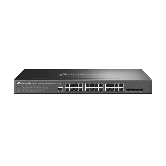 JetStream 24-Port Gigabit L2 Managed Switch med 4 SFP-platser