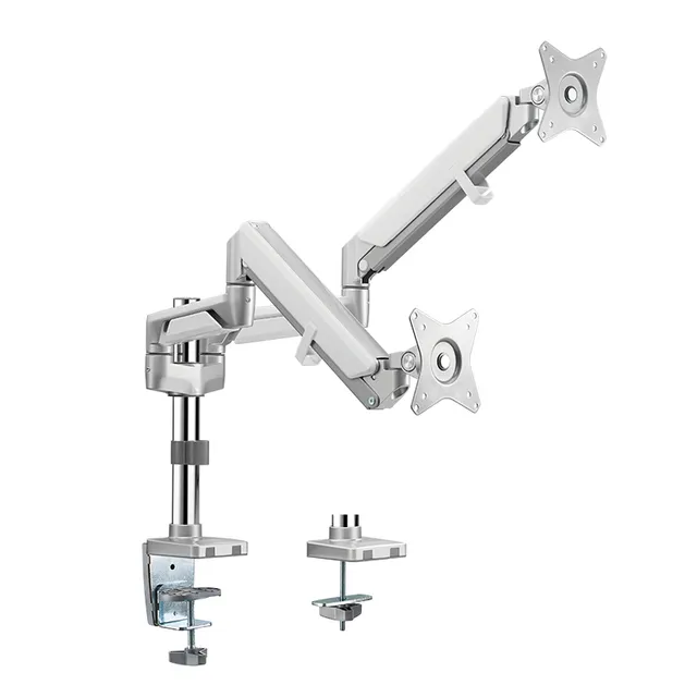 Dual monitor mount 17-32" aluminum curved screens