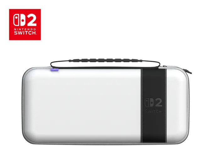 TBA-8202-15, Resefodral, Nintendo, Vit, EVA (Ethylene Vinyl Acetate), Polyester, Termoplastisk polyuretan (TPU), Nintendo Switch 2, Stötsäker, Fallsäker, Reptålig