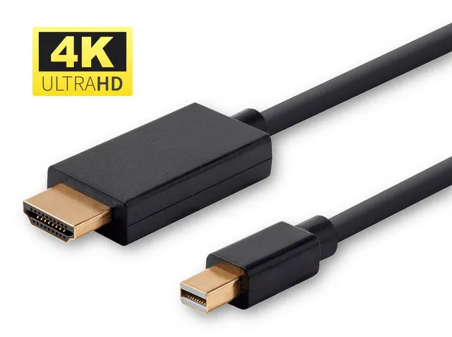 - Adapterkabel - Mini DisplayPort til