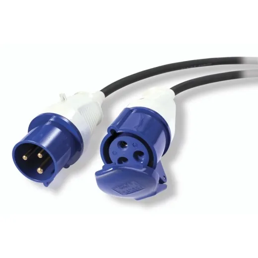 Modular IT Power Distribution Cable Extender - Förlängningskabel för ström - IEC 60309 32A (hane) till IEC 60309 32A (hona) - AC 230 V - 9.6 m - f