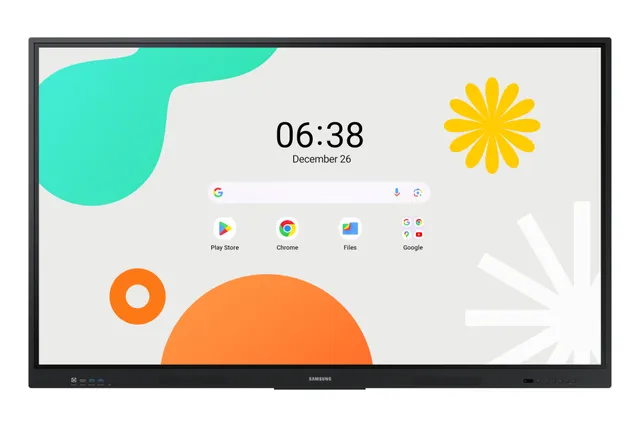 75" Samsung Interactive Display WA75F, IPS 4K/3840x2160, 2xHDMI/USB-C 65W, LAN/WiFi, Android, 16/7-drift, högtalare, IR Touch