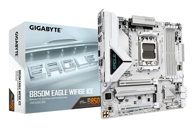 B850M EAGLE WIFI6E ICE Moderkort