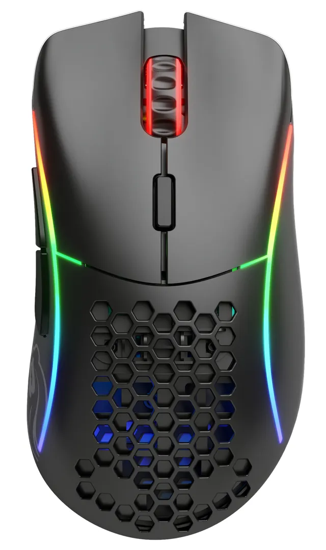 Model D trådlös gamingmus, svart