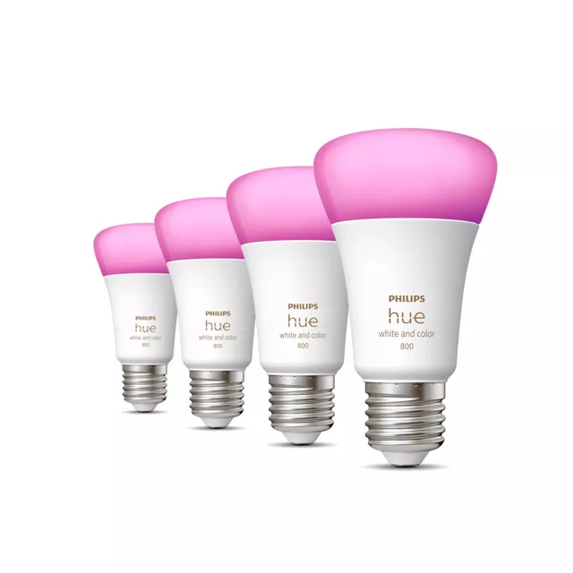 White Color 806lm E27 4-pack