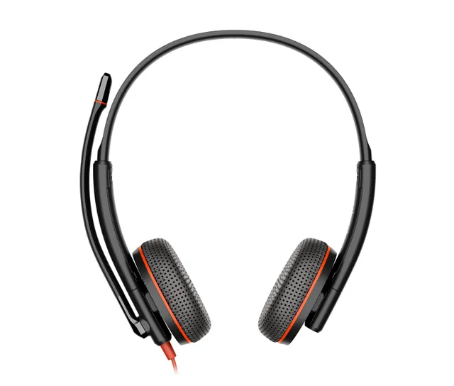 BW 3225 USB-C headset, svart