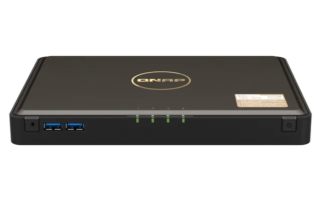 TBS-464 NASbook - NAS-server - 4 fack - RAID 0, 1, 5, 6, 10 - RAM 8 GB - 2.5 Gigabit Ethernet - iSCSI support