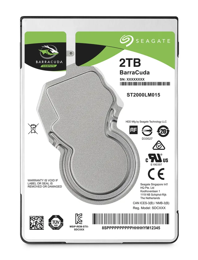 BarraCuda Pro - 2TB - Hårddisk - ST2000LM015 - SATA-600 - 2,5"