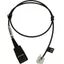 anslutningskabel QD till RJ45, rak 50 cm