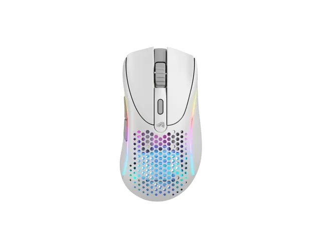 Model D 2 Wireless - Matte White - Gamingmus - Optic - 5 knappar - Vit
