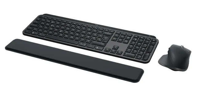 MX Keys Combo for Business | Gen 2 - keyboard and mouse set - QWERTZ - Swiss - graphite - Tastatur & Mus set - Schweizisk - Svart