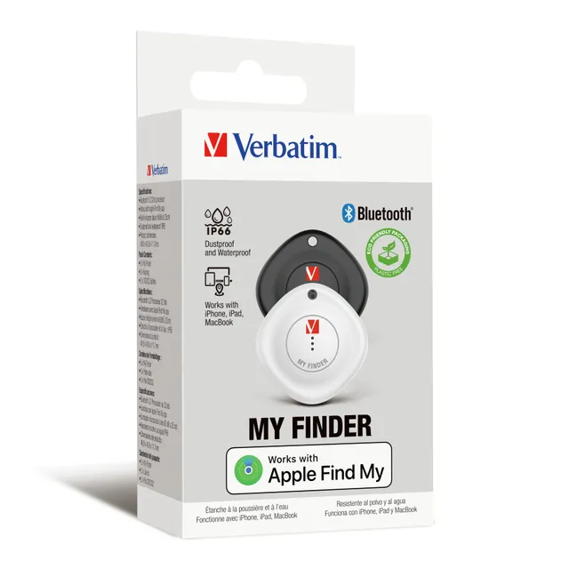 My Finder Bluetooth Tracker 2-Pack - Black/White