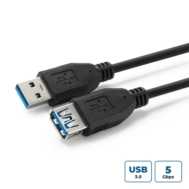 USB 3.0 Förlängningskabel - 3m - Black