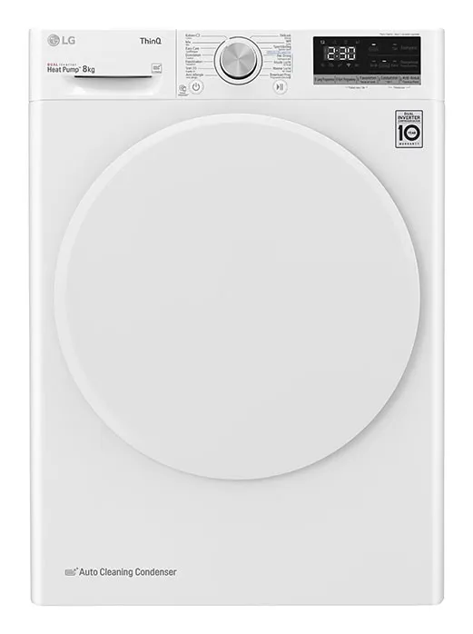 8-kg DUAL Inverter Heat Pump™ -torktumlare med ™ Eco Hybrid™ och värmepumpsteknologi - RH80V5AV0N
