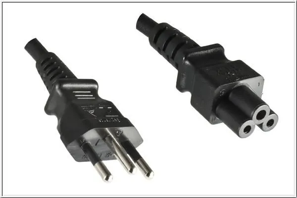 - Strömkabel - IEC 60320 C5 till NBR