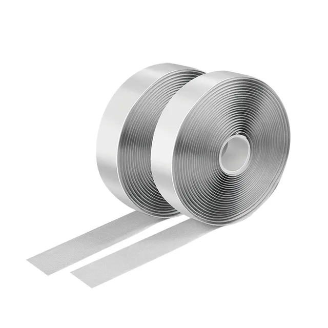 Kardborreband dubbelsidig 25mm 5 meter Vit