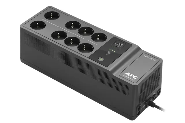 Back-UPS BE850G2-GR - UPS - AC 230 V - 520 Watt - 850 VA - output-stikforbindelser: 8 - sort
