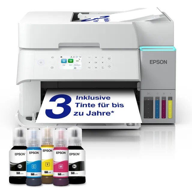 EcoTank ET-3956 multifunktionsskrivare C11CL43411 (vit)