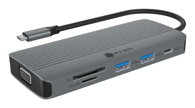 ICY BOX 10 i 1 USB-C Dockningsstation