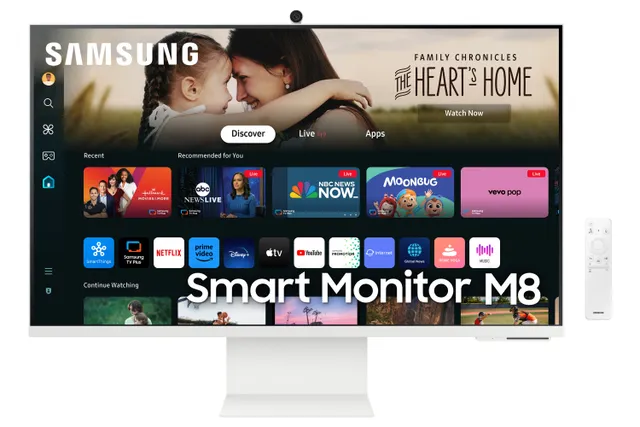 Smart Monitor M8 S32DM801 32" 4K UHD-skärm, vit