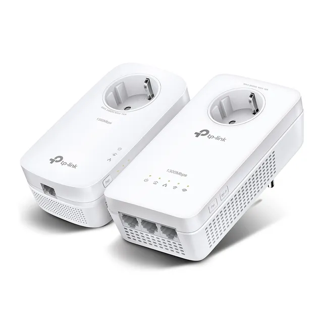 - Powerline Wi-Fi Kit - brygga - - HomePlug AV (HPAV), HomePlug AV (HPAV) 2.0, IEEE 1901 - vägginsticksbar