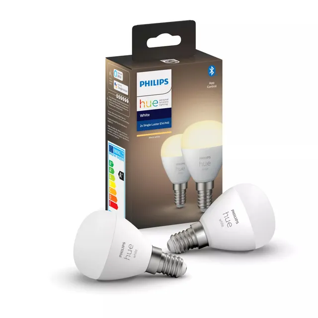 Luster Smart LED-lampa E14 470 lm 2-pack