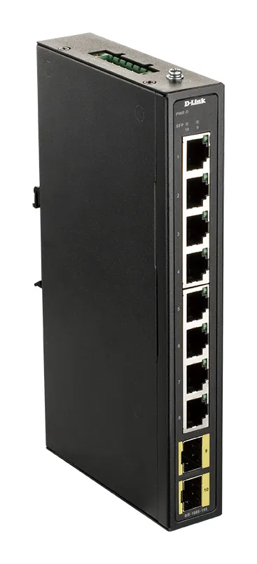 8-port Gigabit Industrial Switch including 2 x 100/1000M SFP