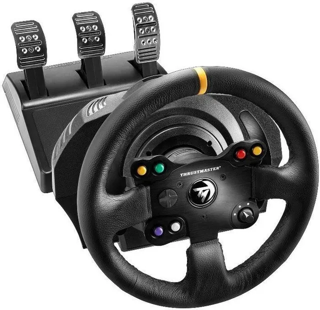 TX Racing - Leather Edition - hjul- och - Wired Controller - Microsoft Xbox One *DEMO*