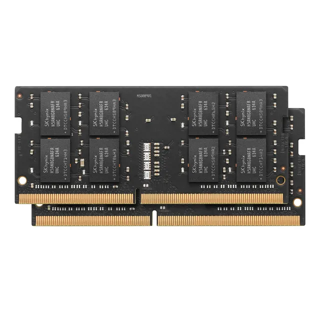 - DDR4 - sats - 32 GB: 2 x 16 GB - SO DIMM 260-pin - 2666 MHz / PC4-21300 - 1.2 V - ej buffrad - icke ECC