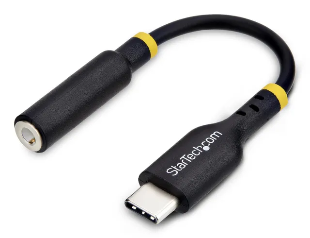 USB-C Audio Adapter to 3.5mm TRRS Jack, H