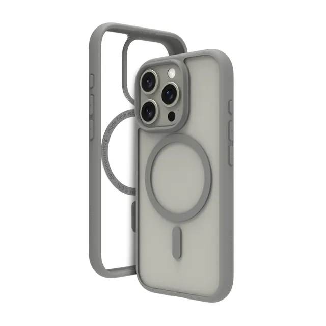 dbramante1928 Grenen - Baksidesskydd för mobiltelefon - MagSafe-kompatibilitet - plast - titan - för Apple iPhone 16 Pro