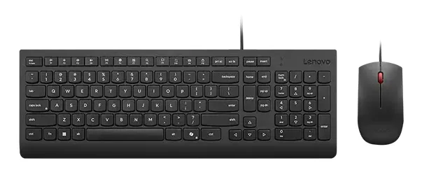 Essential Wired Combo Keyboard and Mouse Danish - Tastatur & Mus set - Dansk - Svart