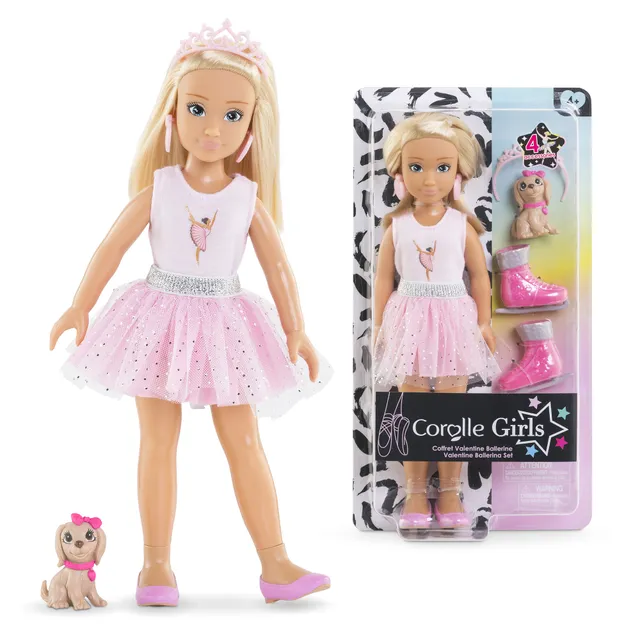 Girls - Valentine Ballerina Fashion Doll Set