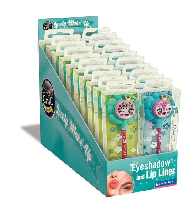 Crazy Chic Eyeshadow and Lipliner Flower - Turquoise/Blue