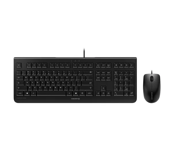 DC 2000 - sats med tangentbord och mus - Tastatur & Mus set - Engelska (US) - Svart