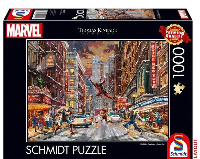 Marvel Deadpool Snow Day Puzzle (1000 bitar)