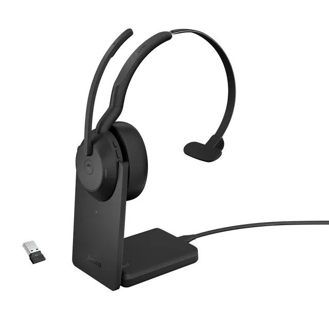Evolve2 55 Link380a MS Mono headset, svart