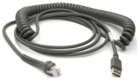 Zebra USB-kabel - USB (hane) - 5 - 12 V - 4.57 m