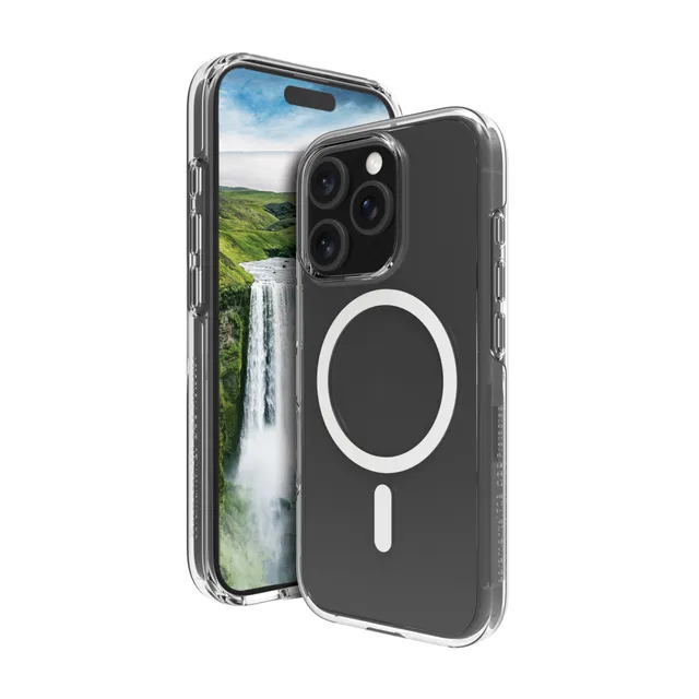 dbramante1928 Iceland Ultra - Baksidesskydd för mobiltelefon - MagSafe-kompatibilitet - D3O, plast - klar - för Apple iPhone 16 Pro
