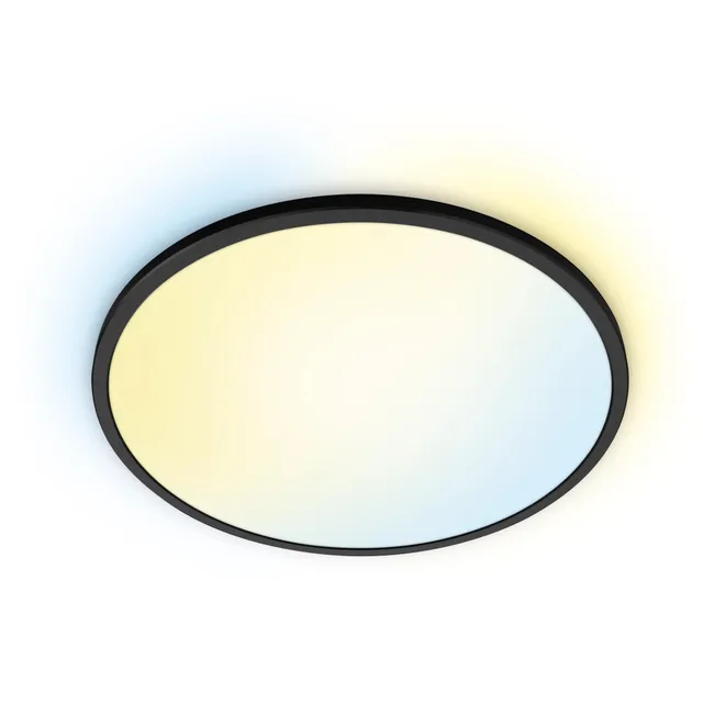 SuperSlim Smart Taklampa Svart, 32W, Tunable White kall-till-varmvitt ljus och dimbar