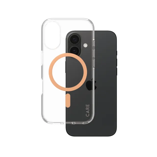 CARE by PanzerGlass Case Flagship Peachy MagSafe iPhone 16