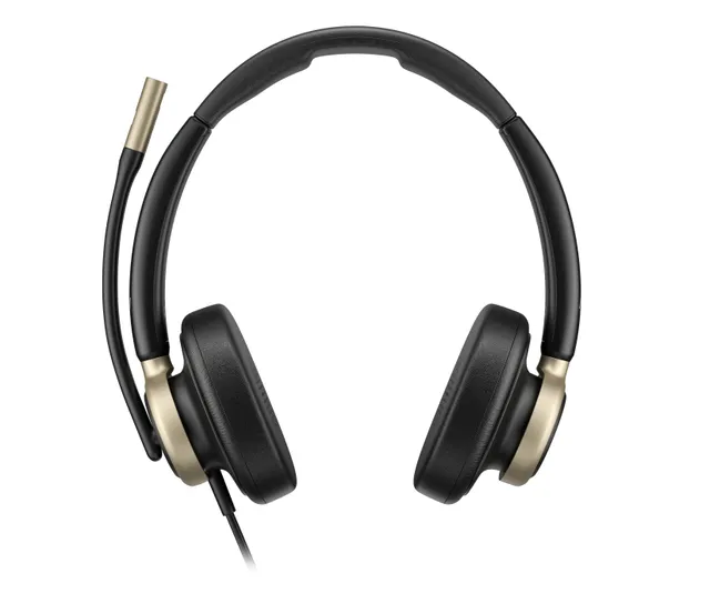 Poly Mission 825 over-ear-hörlurar (svart)