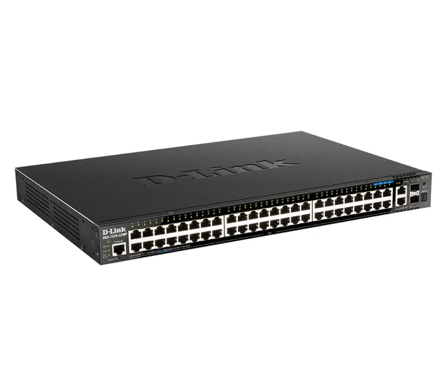 DGS-1520-52MP 52-Port Smart Managed PoE+ Switch